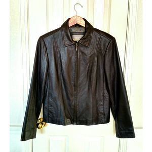 Croft & Barrow 100% Lambskin Leather Jacket